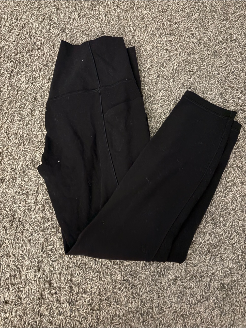 Athleta salutation Black High-Waist Leggings size small with pocket